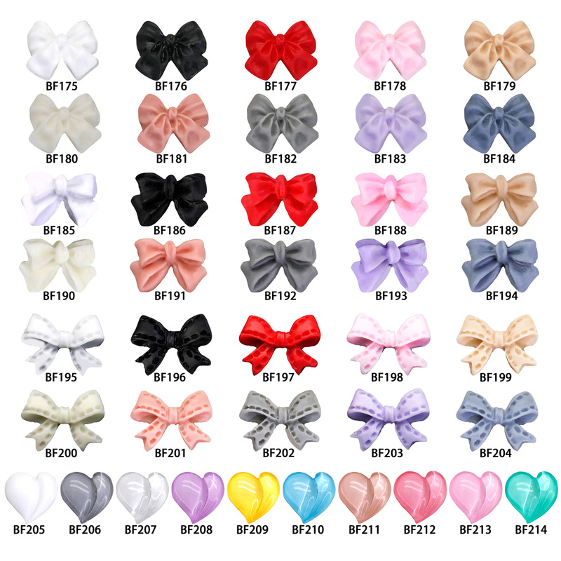 Trendy Influencer-Style Large Embossed Fairy Bowknot Nail Art Accessories and Materials for Live Streaming on Douyin, Hot-Selling Cross-Border Items Trendy Influencer-Style Large Embossed Fairy Bowknot Nail Art Accessories and Materials for Live Streaming on Douyin, Hot-Selling Cross-Border Items