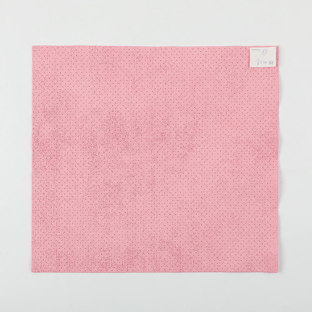 Ventas transfronterizas de color simple microfibra doméstica recubierto PU toallas de limpieza absorción de agua descontaminación perforación toallas de corte