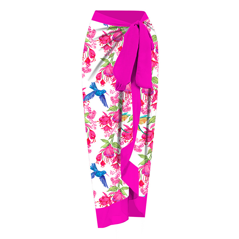 Modieuze, veelkleurige jumpsuit met zonnebrandcrème-gaasrok voor dames, Europese en Amerikaanse badmode_voghion.com