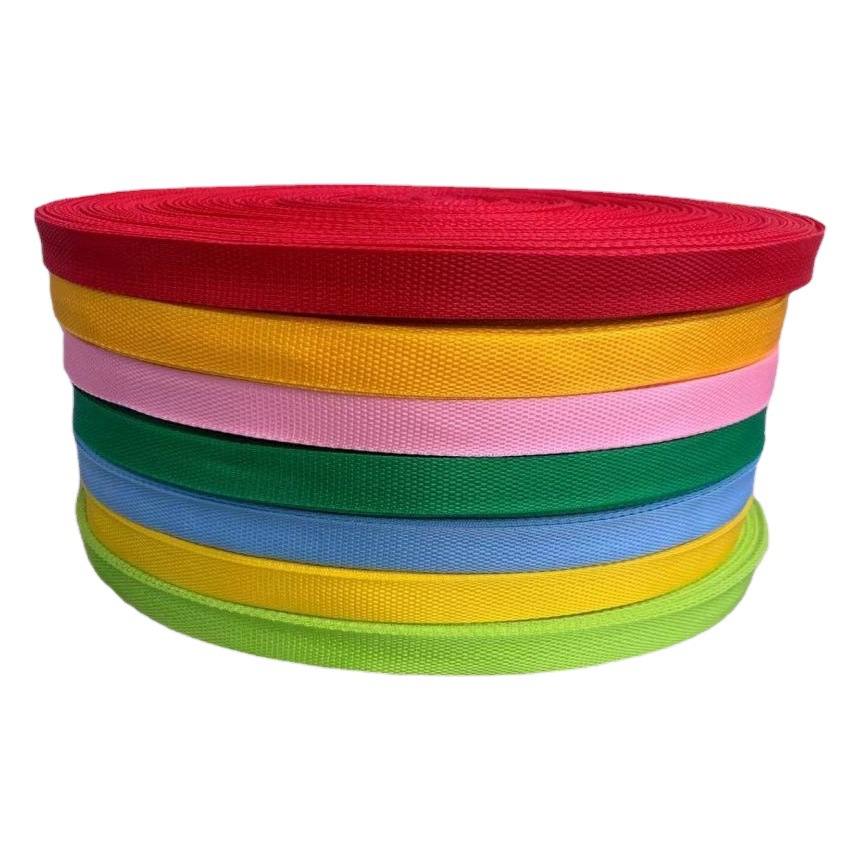 Fabricante en stock 900D cinturón de polipropileno liso cifrado PP cinturón bandolera mochila portátil Cinturón liso PP polipropileno tejido cinturón
