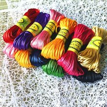 端午节中国结五彩绳手工编织绳创意多彩尼龙绳子5号编制挂件批发