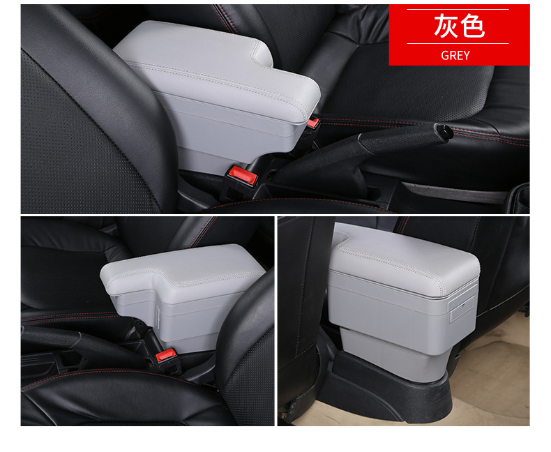 Suitable for 14-20 Models of Honda New Fit Third-Generation Original Armrest Box, Trendy Sports Interior Gk5 Central Armrest Box Original
