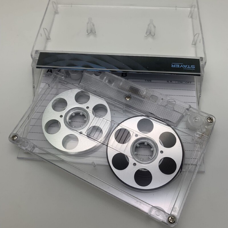 New Small Opening Audio Tape 50 Minutes Double-sided Metal Sheet Blank Class I HIFI Core Cassette