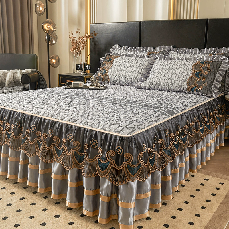 Матрац? Actually input: "Mat, set, silk removable bedspread, European style, 3 piece set"