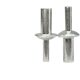 Core percussion type aluminum rivet flowering expansion nail new M5 round head hammer percussion aluminum iron rivet percussion child rivet
