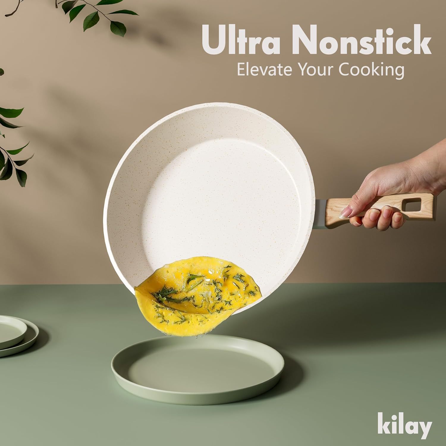 Juego de sartén antiadherente de piedra médica para el hogar, sartén, sartén, sartén, sartén, juego completo, olla de regalo, al por mayor