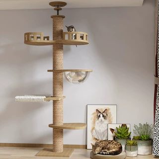 定制顶天立地通天柱猫爬架猫玩具猫抓柱大型猫抓架猫塔猫窝猫舍