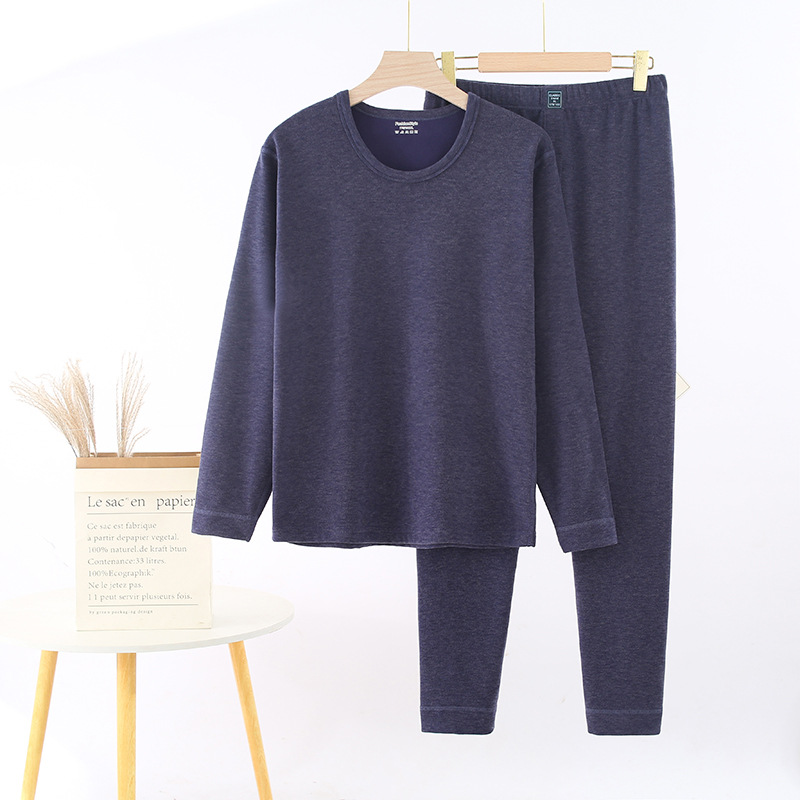 화려한 면 세트 블루