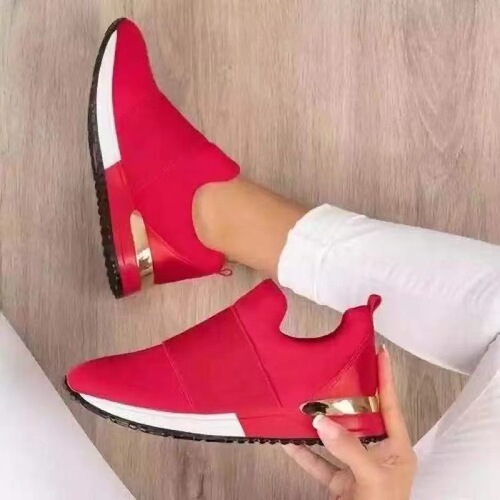 Casual women's shoes large size Amazon spring and autumn new mesh canvas shoes sports year 22 foreign trade cross-border 20 Europe and the United States