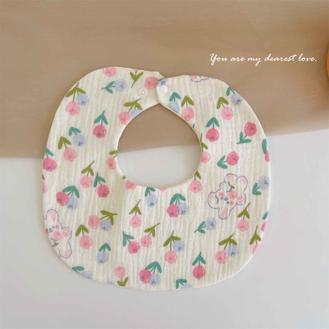 Babero de gasa de algodón puro del bebé babero recién nacido absorbente impermeable escupir leche super suave bufanda Otoño e Invierno