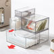 Drawer-type transparent small box desktop storage box classification small objects rectangular high-value acrylic storage box