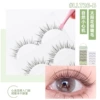 Glue, comics, false eyelashes, 4 pair