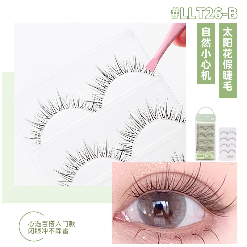 False eyelashes LMLTOP — individual clusters & set styles, assorted tools and glue options