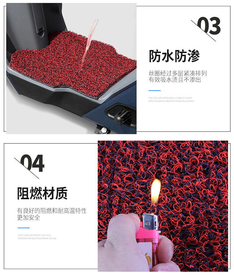 Minchao Mavericks 2023 Electric F400T Electric Vehicle Silk Ring Foot Pad Waterproof Anti-Slip Accessories 12mm Foot Pad
