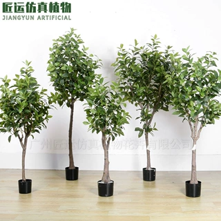 仿真绿植婚庆厂家摆件大型仿真花装饰客厅造景批发跨境家居桂花树