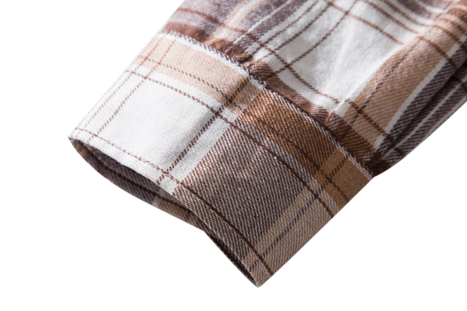Herren Flanellhemd Mit Kapuze Kariertes Oversized Freizeithemd_voghion.com