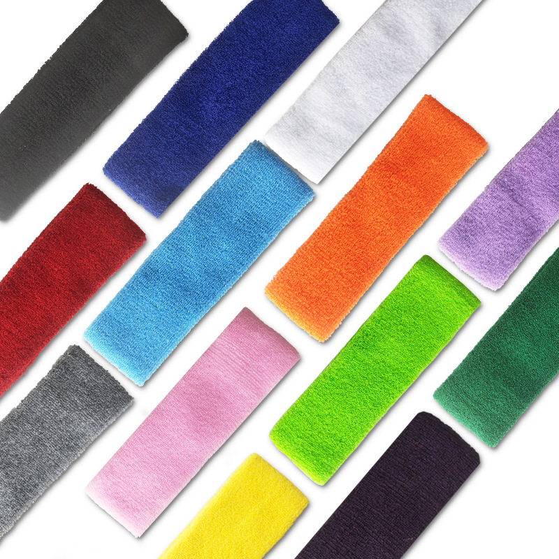 毛巾運動護腕頭帶套裝發(fā)帶跑步籃球護手腕吸汗帶護腕套裝護具