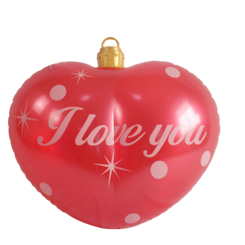 跨境圣诞节用品Christmas庭院派对氛围装饰布置PVC灯笼充气圣诞球|undefined