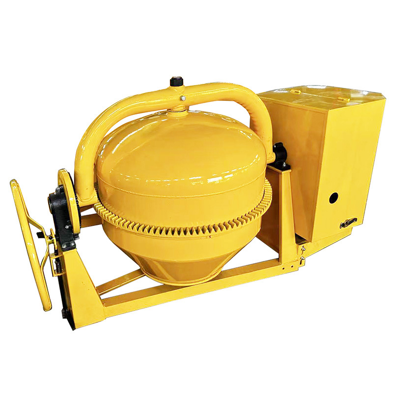 Inventario móvil 350 diesel mezclador vertical mezclador de concreto fabricante de maquinaria de construcción equipo completo
