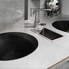 7YN水龙头厨房304不锈钢水龙头柴火灶伸缩万向折叠菜盆水槽池洗衣