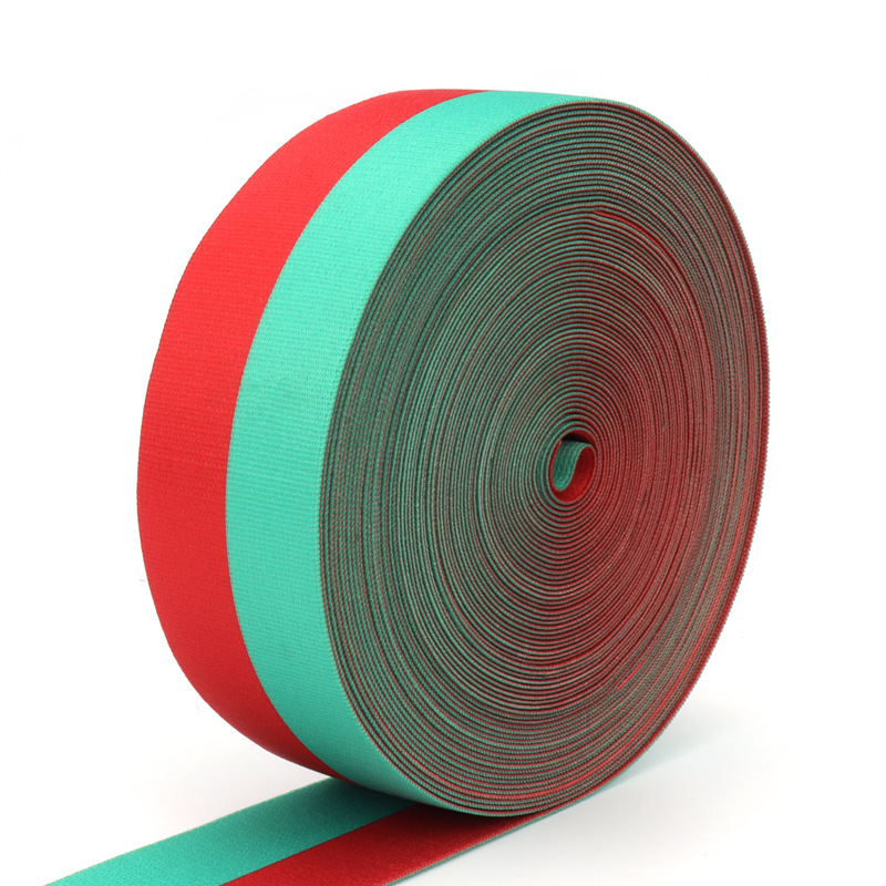 高弹尼龙提花松紧带英文字母织带服装辅料腰头橡筋乳胶弹力带批发