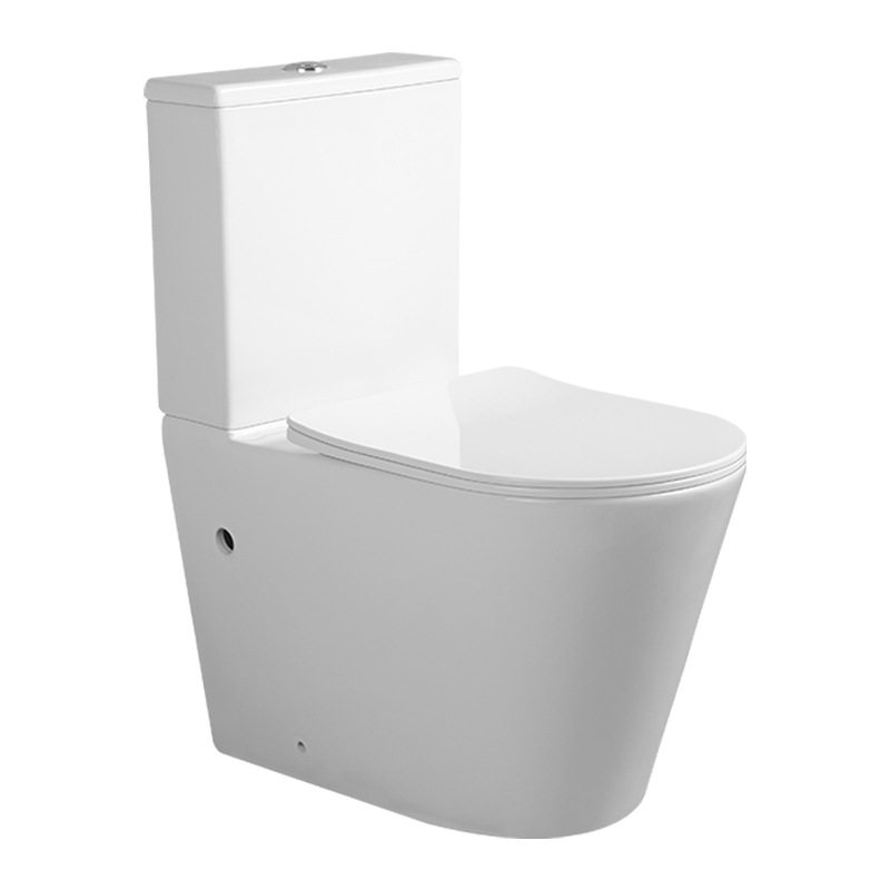 Fabricante dual de dos piezas del retrete del botón rasante del retrete de la filigrana del CE del estándar australiano