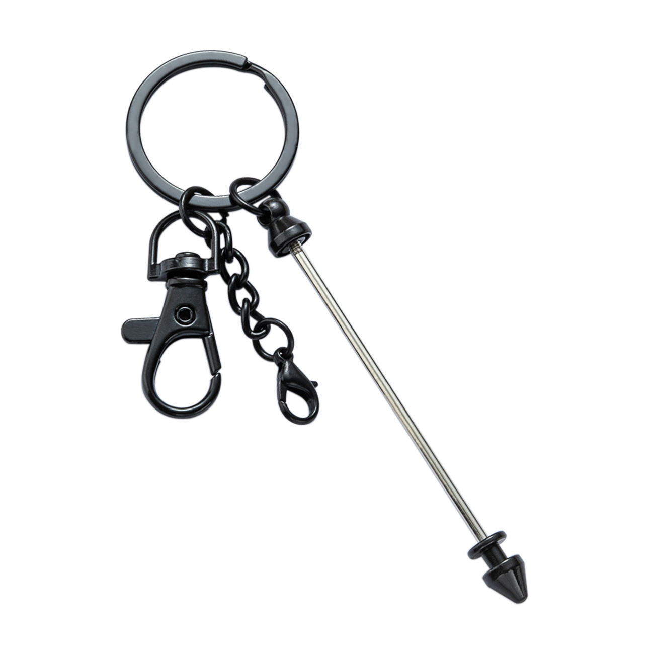 Keychain de bala de metal en stock evento de regalo conmemorativo llavero bolsas creativas colgante colgante llavero