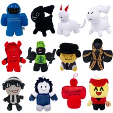 新品forsaken chance plush被遗忘的游戏周边毛绒玩偶公仔黑兔子