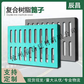 高分子地沟盖板复合树脂篦子厂家批发300*500排水沟树脂雨水篦子