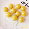 10 golden ball silver ball colorful ball fantasy color bubble colorful transparent ball cake decorative ornaments Christmas ball plug -in