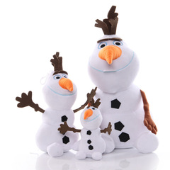 批发现货冰雪奇缘毛绒玩偶大冒险公仔Frozen olaf 雪宝雪人娃娃