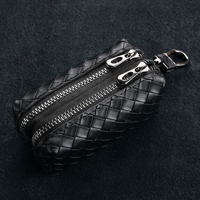 for home use, Static Rod/Key Bag - double-zipper-noble-black