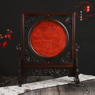 Yangzhou Lacquerware souvenir lacquerware collection lacquerware screen decoration collection Yangzhou scenery decoration plate