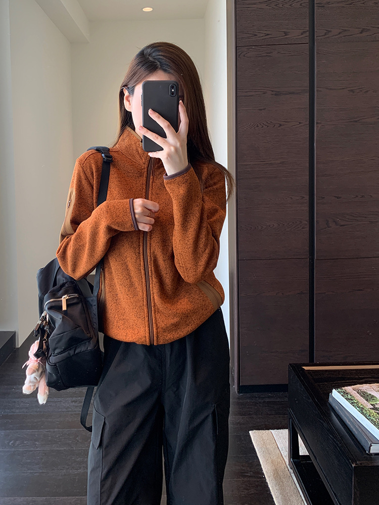 Rare goods ~ cabinet 2000 bird fleece-lined outdoor casual coat women's top 25 autumn and winter new G022204