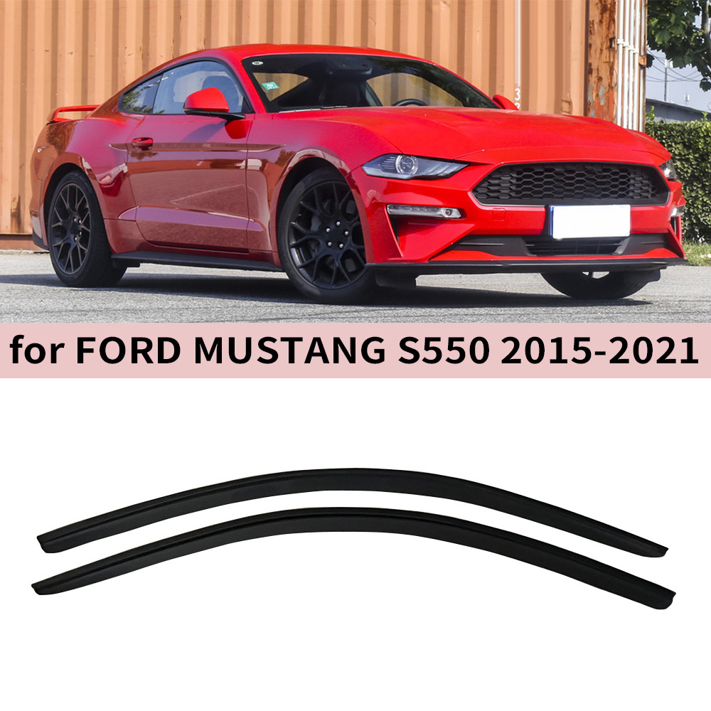 Ford FORD MUSTANG 2015-2023 Window Visor Rain Guard (Rain shield) - for-ford-mustang-2015-20232pcs