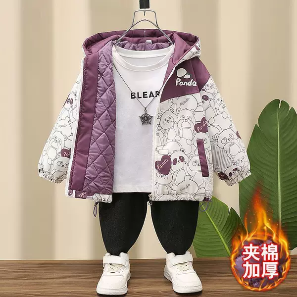 Girls' quilted jacket, autumn and winter 2026 new stylish and fashionable thin cotton coat, Korean version for children and baby girls