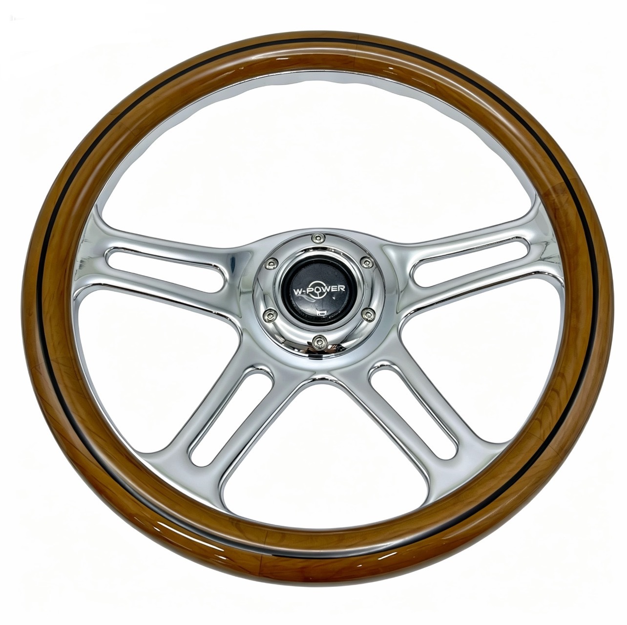 In-stock vintage racing steering wheel for car modification, suitable for Santana, Lada, Jetta, Beidouxing, Swift, solid wood 14inch