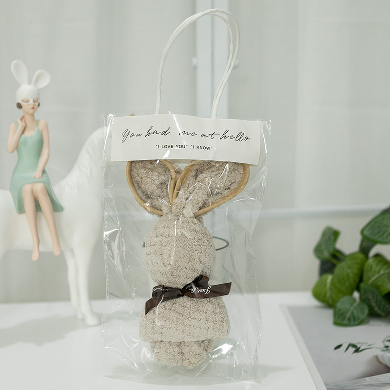 행잉 카페 토끼 + 핸드백