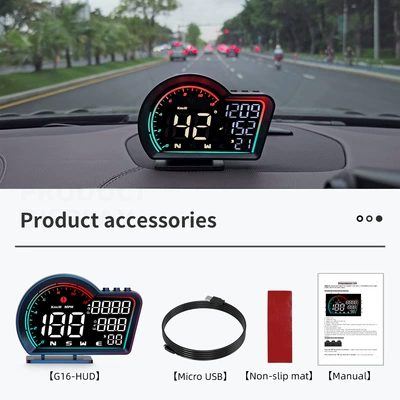 Vehicle HUD, display, universal GPS high-definition