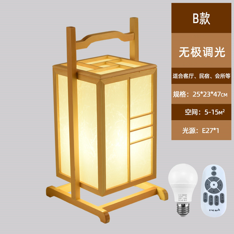 Bambú lámpara de pie de estilo antiguo sala de estar lámparas de Arte de bambú chino Tea Room club japonés Sudeste asiático bambú tejido creativo Lámpara decorativa