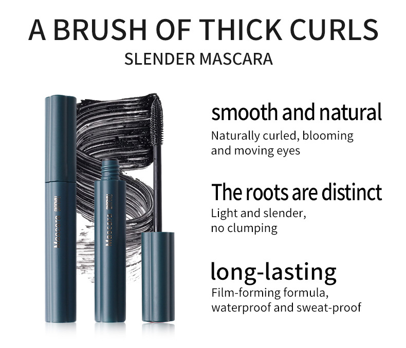 QIANXIU cross-border manufacturer's thick, curly and long mascara, waterproof and non-smudge 4D mascara, a bestseller in Europe and America undefined