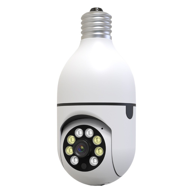 Cámara de Bombilla 5G con Visión Nocturna, de Fábrica, para Comercio Exterior, Gran Venta Transfronteriza, Inalámbrica, con Movimiento Panorámico e Inclinación, Soporte de Lámpara E27, Vigilancia 2