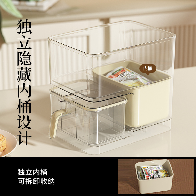 卸売キッチン調味料収納ラック油塩ソース酢ボトル缶収納ラック多機能調味料ボックスナイフホルダーセット|undefined