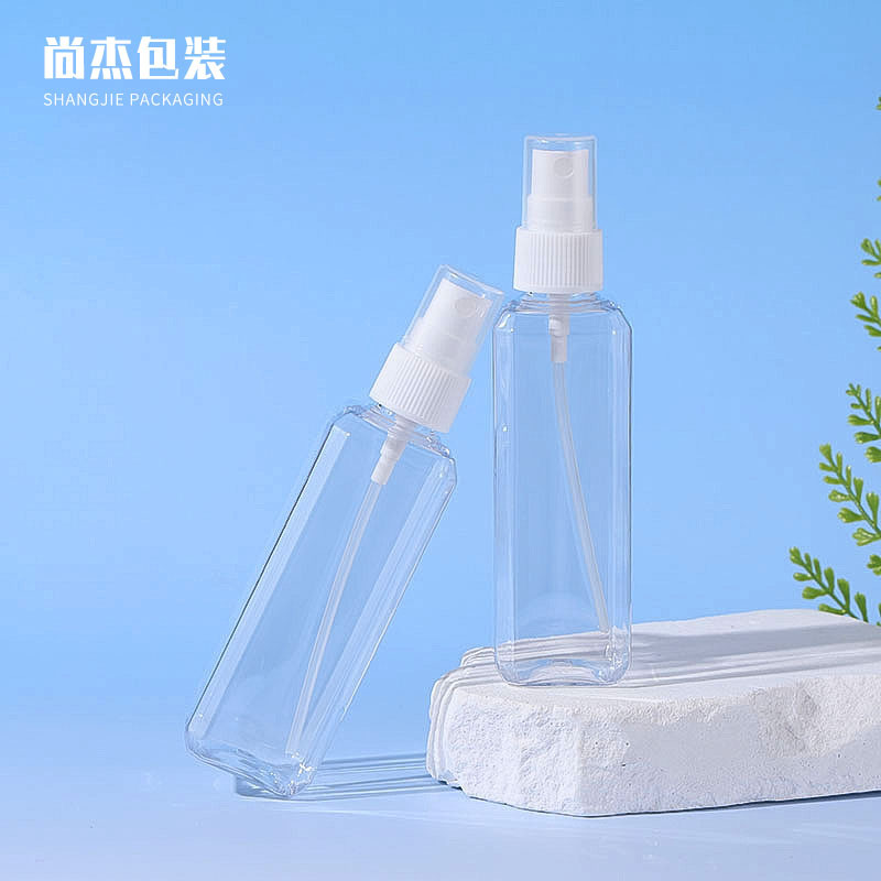 厂家批发100ml喷雾瓶 酒精消毒水喷雾瓶 花露水分装PET喷壶