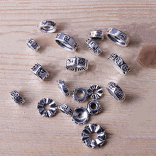 藏银六字真言卡环垫片金色卡圈卡子隔片垫片diy文玩手串配饰