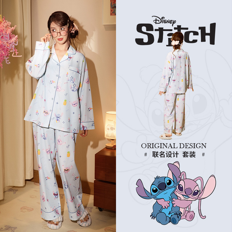 [Beneficios de liquidación] Runma Pijamas Primavera y otoño Mujeres de manga corta Verano Algodón Coral Velvet Hombres Manga larga Seda Pareja Invierno