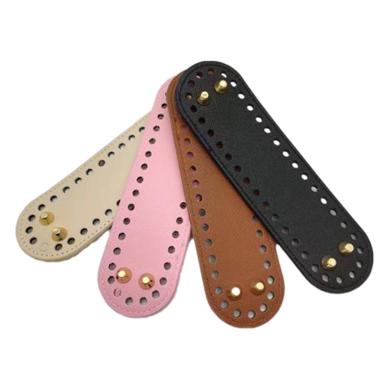 Bag accessories bag bottom wholesale diy hand woven bag bag five leather accessories 18*5cm oval bag bottom