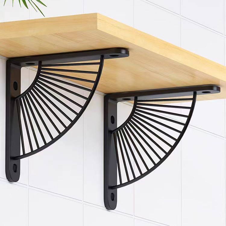 三角支撑架隔板支架三脚架墙上置物架角铁层板木板托货架承重配件