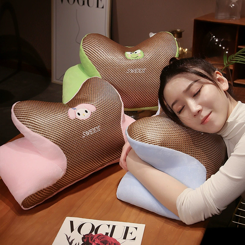 Летняя ковриковая подушка для сна на столе, офисный артефакт для учащихся начальной школы, чтобы спать на столе во время обеденного перерыва.