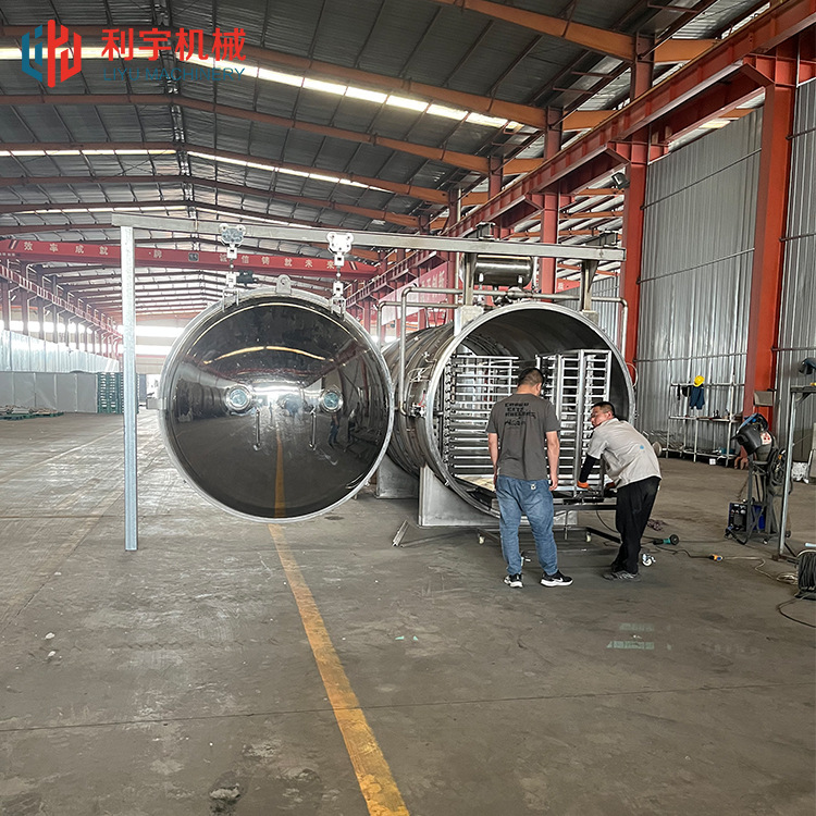 波罗蜜榴莲果蔬脆低温干燥机 牛肉鸡胸肉真空冻干机 低温冻干设备